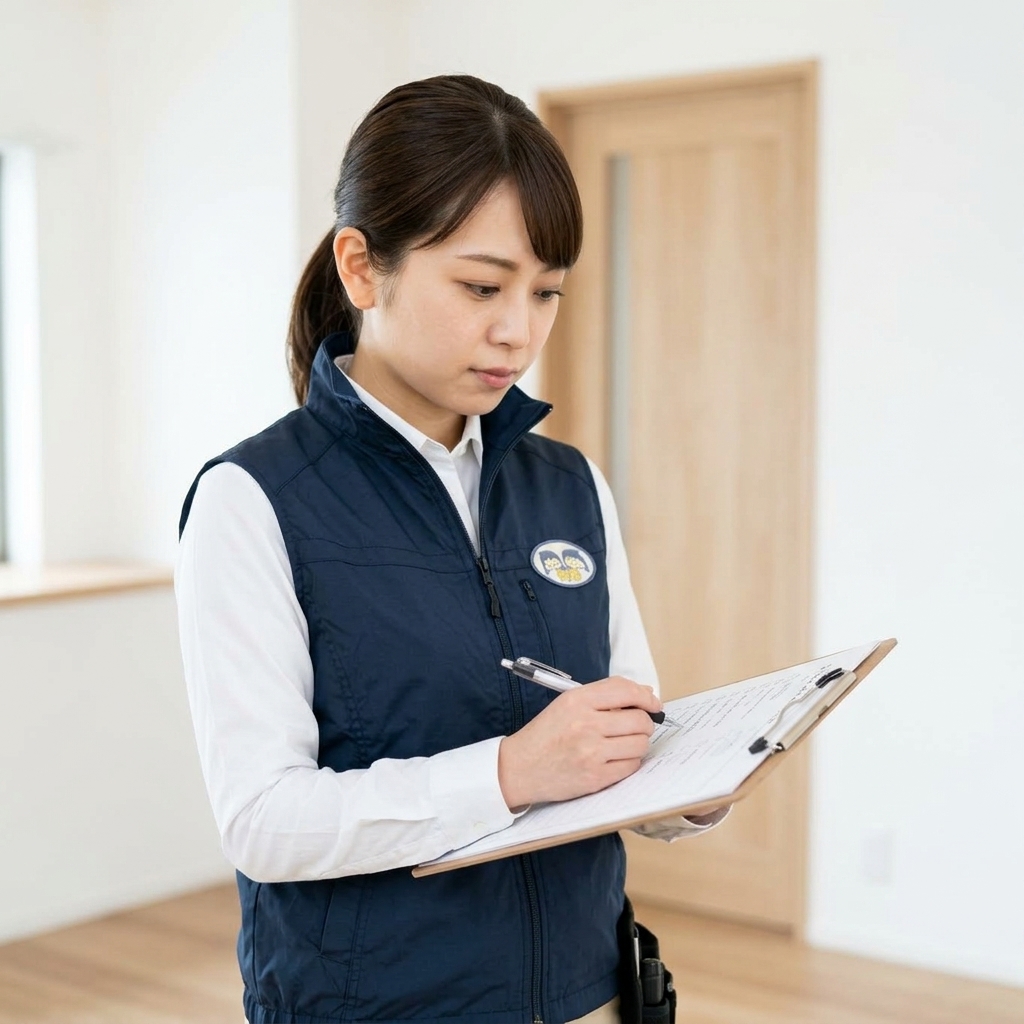 一人で集中して最終品質検査を進めるスタッフ